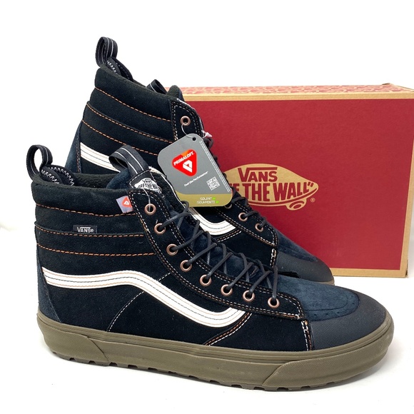 VANS Sk8-Hi MTE-2 Shoes High Top Black Khaki Suede Women’s Boots VN0A5KYCZF5 - Picture 2 of 9